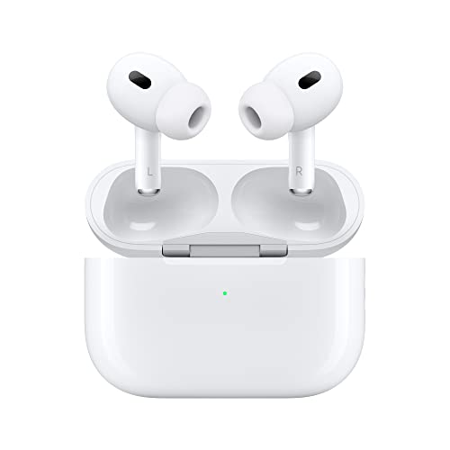 Apple AirPods Pro (2nd Generation) Wireless Earbuds, Up to 2X More Active Noise Cancelling, Adaptive Transparency, Personalized Spatial Audio, MagSafe Charging Case, Bluetooth Headphones for iPhone - Game-Savvy