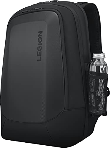 Lenovo Legion 17" Armored Backpack II, Gaming Laptop Bag, Double-Layered Protection, Dedicated Storage Pockets, GX40V10007, Black - Game-Savvy