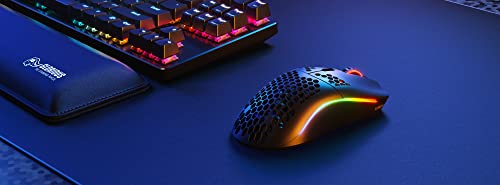 Glorious Gaming - Model O Wireless Gaming Mouse - RGB Mouse with Lights 69 g Superlight Mouse Honeycomb Mouse (Matte White Mouse) - Game-Savvy