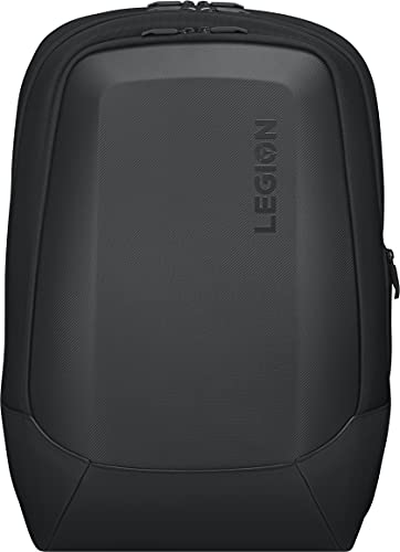 Lenovo Legion 17" Armored Backpack II, Gaming Laptop Bag, Double-Layered Protection, Dedicated Storage Pockets, GX40V10007, Black - Game-Savvy