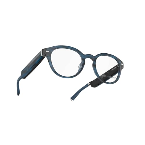 Echo Frames (3rd Gen) | Smart audio glasses with Alexa | Round frames in Blue Tortoise with prescription ready lenses - Game-Savvy