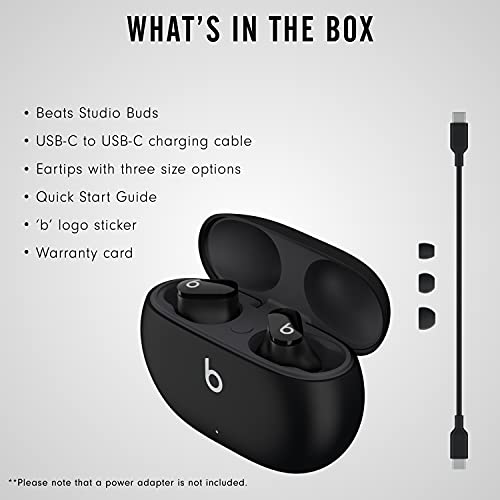 Beats Studio Buds - True Wireless Noise Cancelling Earbuds - Compatible with Apple & Android, Built-in Microphone, IPX4 Rating, Sweat Resistant Earphones, Class 1 Bluetooth Headphones - Black - Game-Savvy