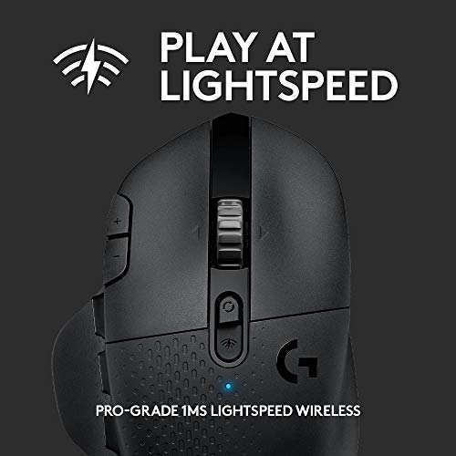 Logitech G604 LIGHTSPEED Wireless Gaming Mouse with 15 programmable controls, up to 240 hour battery life, dual wireless connectivity modes, hyper-fast scroll wheel - Black - Game-Savvy