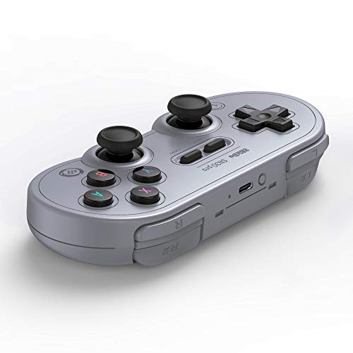 8Bitdo Sn30 Pro Bluetooth Controller for Switch/Switch OLED, PC, macOS, Android, Steam Deck & Raspberry Pi (Gray Edition) - Game-Savvy