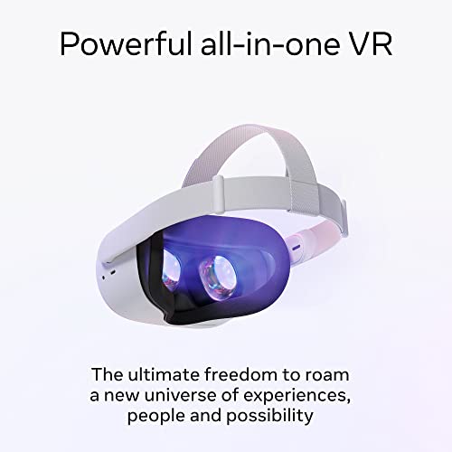 Meta Quest 2 — Advanced All-In-One Virtual Reality Headset — 128 GB - Game-Savvy