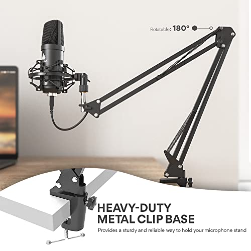 USB Microphone, MAONO 192KHZ/24Bit Plug & Play PC Computer Podcast Condenser Cardioid Metal Mic Kit with Professional Sound Chipset for Recording, Gaming, Singing, YouTube (AU-A04) - Game-Savvy