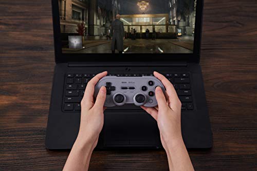 8Bitdo Sn30 Pro Bluetooth Controller for Switch/Switch OLED, PC, macOS, Android, Steam Deck & Raspberry Pi (Gray Edition) - Game-Savvy