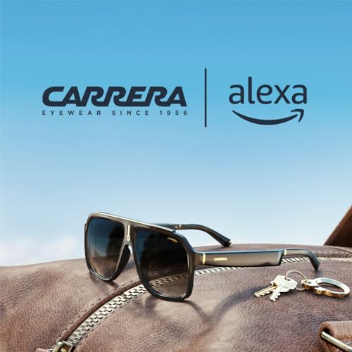 Carrera Smart Glasses with Alexa | Smart audio glasses | Cruiser black frames with gradient sunglass lenses | Navigator - Game-Savvy