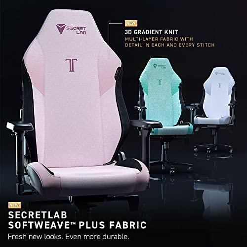 Secretlab Titan Evo 2022 Cookies & Cream Gaming Chair - Reclining, Ergonomic & Heavy Duty Computer Chair with 4D Armrests, Magnetic Head Pillow & Lumbar Support - Big and Tall 395 lbs - Gray - Fabric - Game-Savvy
