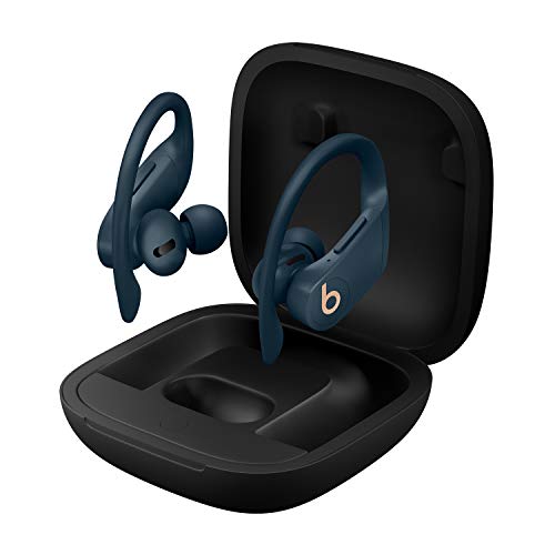 Powerbeats Pro Wireless Earphones - Apple H1 Headphone Chip, Class 1 Bluetooth, 9 Hours of Listening Time, Sweat Resistant Earbuds, Built-in Microphone - Navy - Game-Savvy