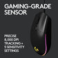 Logitech G203 Wired Gaming Mouse, 8,000 DPI, Rainbow Optical Effect LIGHTSYNC RGB, 6 Programmable Buttons, On-Board Memory, Screen Mapping, PC/Mac Computer and Laptop Compatible - Black - Game-Savvy