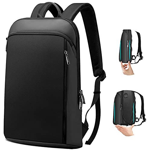 ZINZ Slim and Expandable 15 15.6 16 Inch Laptop Backpack Anti Theft Business Travel Notebook Bag with USB, Multipurpose Large Capacity Daypack College School Bookbag for Men & Women,Deep Black - Game-Savvy