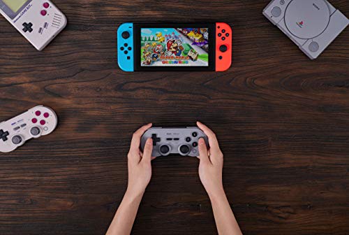 8Bitdo Sn30 Pro Bluetooth Controller for Switch/Switch OLED, PC, macOS, Android, Steam Deck & Raspberry Pi (Gray Edition) - Game-Savvy