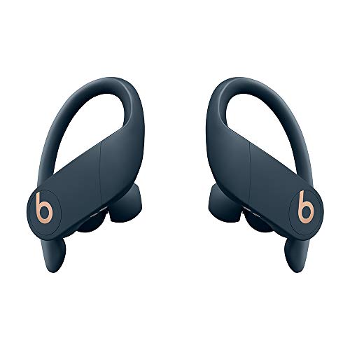 Powerbeats Pro Wireless Earphones - Apple H1 Headphone Chip, Class 1 Bluetooth, 9 Hours of Listening Time, Sweat Resistant Earbuds, Built-in Microphone - Navy - Game-Savvy