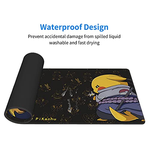 Anime Customized Large Extended Gaming Mouse Pad with Stitched Edges and Non-Slip Rubber Base,Suitable for Office and Home Use,31.5x11.8x0.12 Inches - Game-Savvy