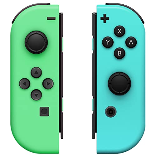 Joycon Controller Replacement for Nintendo Switch,Left Right Controller Compatible with Switch Joycon Wireless Controller with Double Vibration Support Wake-up and Screenshot - Game-Savvy