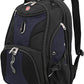 SwissGear 1900 Scansmart TSA 17-Inch Laptop Backpack, Blue/Black - Game-Savvy