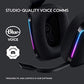 Logitech G733 Lightspeed Wireless Gaming Headset with Suspension Headband, Lightsync RGB, Blue VO!CE mic technology and PRO-G audio drivers - Black - Game-Savvy
