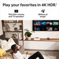 Google Chromecast with Google TV (4K)- Streaming Stick Entertainment with Voice Search - Watch Movies, Shows, and Live TV in 4K HDR - Snow - Game-Savvy