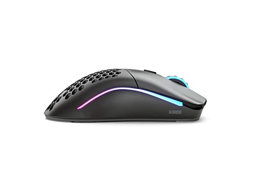 GLORIOUS Gaming - Model O Wireless Gaming Mouse - RGB 69 g Superlight Mouse - Honeycomb Mouse (Matte Black Mouse) - Game-Savvy