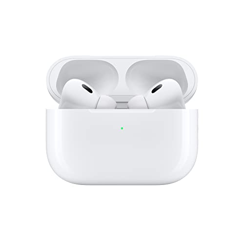 Apple AirPods Pro (2nd Generation) Wireless Earbuds, Up to 2X More Active Noise Cancelling, Adaptive Transparency, Personalized Spatial Audio, MagSafe Charging Case, Bluetooth Headphones for iPhone - Game-Savvy