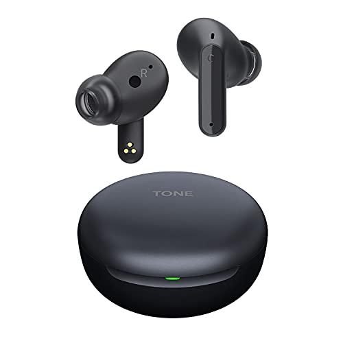 LG TONE Free True Wireless Bluetooth Earbuds FP5 - Active Noise Cancelling Earbuds , Black - Game-Savvy