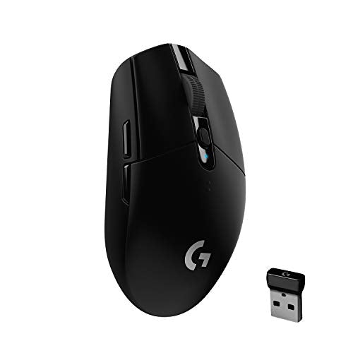 Logitech G305 LIGHTSPEED Wireless Gaming Mouse, Hero 12K Sensor, 12,000 DPI, Lightweight, 6 Programmable Buttons, 250h Battery Life, On-Board Memory, PC/Mac - Black - Game-Savvy