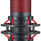HyperX QuadCast - USB Condenser Gaming Microphone, for PC, PS4, PS5 and Mac, Anti-Vibration Shock Mount, Four Polar Patterns, Pop Filter, Gain Control, Podcasts, Twitch, YouTube, Discord, Red LED - Game-Savvy