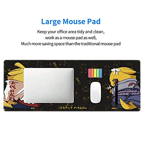 Anime Customized Large Extended Gaming Mouse Pad with Stitched Edges and Non-Slip Rubber Base,Suitable for Office and Home Use,31.5x11.8x0.12 Inches - Game-Savvy