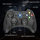 EasySMX Wired Gaming Controller,PC Game Controller Joystick with Dual-Vibration Turbo and Trigger Buttons for Windows PC/ PS3/ Android TV Box/Tesla(Black) - Game-Savvy