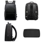 BOPAI Travel Laptop Backpack 15.6 inch Business Anti Theft Backpack with Hidden Zipper Waterproof Work Backpack with USB Charging all Black - Game-Savvy