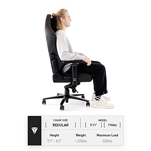 Secretlab Titan Evo 2022 Black3 Gaming Chair - Reclining, Ergonomic & Comfortable Computer Chair with 4D Armrests, Magnetic Head Pillow & 4-Way Lumbar Support - Black - Fabric - Game-Savvy