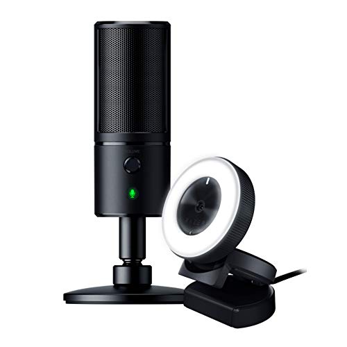 Razer Seiren X USB Streaming Microphone and Razer Kiyo Streaming Webcam - Game-Savvy