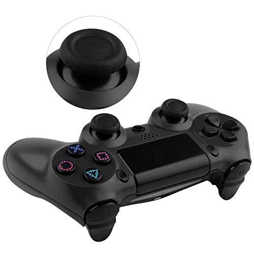 Yosikr Thumbsticks Joystick for Playstation 4 PS4 Controller with Cross Screwdriver + L2 R2 L1 R1 Trigger Replacement Parts + ABXY Bullet Buttons + D-pad + Small Spring (Balck) - Game-Savvy