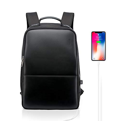 BOPAI Travel Laptop Backpack 15.6 inch Business Anti Theft Backpack with Hidden Zipper Waterproof Work Backpack with USB Charging all Black - Game-Savvy