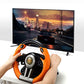 PC Racing Wheel,PXN V3II 180 Degree Universal Usb Car Sim Race Steering Wheel with Pedals for PS3,PS4,Xbox One,Xbox Series X/S,Nintendo Switch (Orange) - Game-Savvy