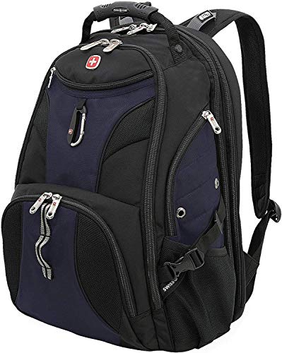 SwissGear 1900 Scansmart TSA 17-Inch Laptop Backpack, Blue/Black - Game-Savvy