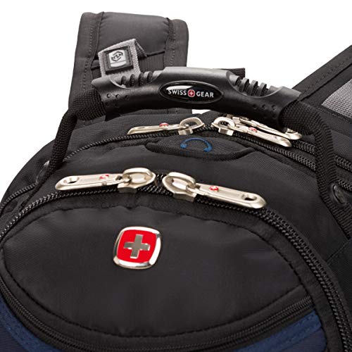 SwissGear 1900 Scansmart TSA 17-Inch Laptop Backpack, Blue/Black - Game-Savvy