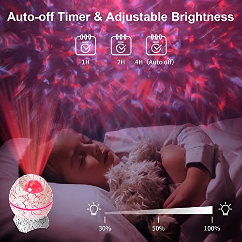 Star Projector, Rossetta Galaxy Projector for Bedroom, Remote Control & White Noise Bluetooth Speaker, 14 Colors LED Night Lights for Kids Room, Adults Home Theater, Party, Living Room Decor - Game-Savvy