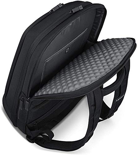 Lenovo Legion 17" Armored Backpack II, Gaming Laptop Bag, Double-Layered Protection, Dedicated Storage Pockets, GX40V10007, Black - Game-Savvy