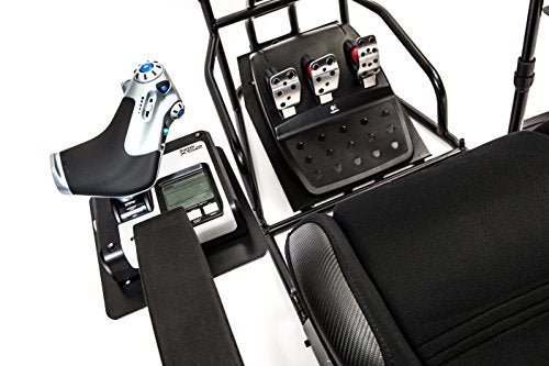 Volair Sim Universal Flight or Racing Simulation computer Cockpit Chassis with Triple Monitor Mounts - Game-Savvy