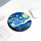 ARTHERE Mouse Pad - Mousepad, Mouse Pads with Famous Art, Cute Mouse Pad, Mouse Mat, Mouse Pads for Wireless Mouse, Leather Mousepad (The Starry Night by Vincent Van Gogh) - Game-Savvy