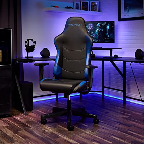 RESPAWN 110 Ergonomic Gaming Chair - Racing Style High Back PC Computer Desk Office Chair - 360 Swivel, Integrated Headrest, 135 Degree Recline with Adjustable Tilt Tension & Angle Lock - 2023 Green - Game-Savvy